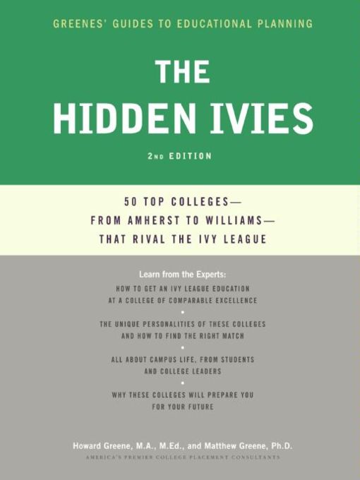 Title details for The Hidden Ivies by Howard Greene - Available